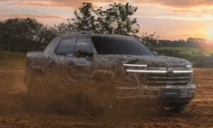Nova Volkswagen Amarok 2027 é revelada com motor híbrido e design inédito